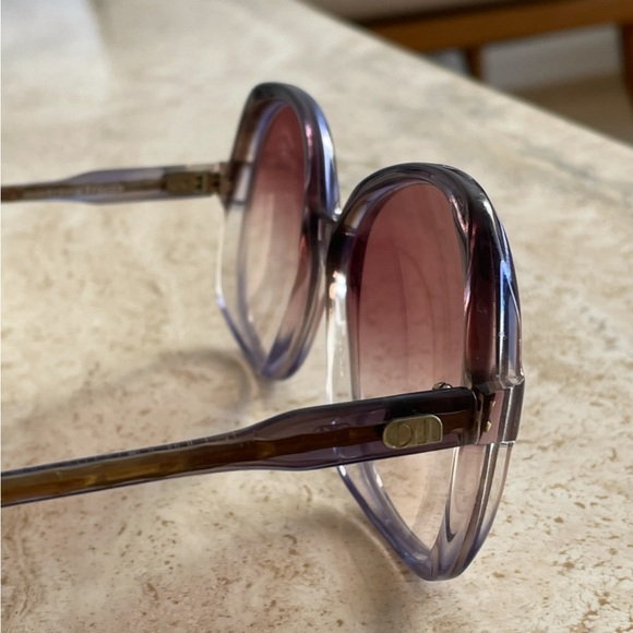 Rare! blue Optique Du Monde vintage sunglasses - Picture 4 of 8